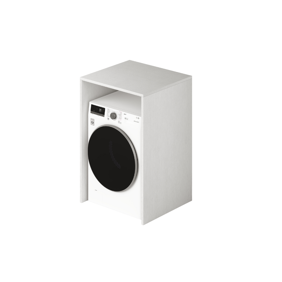 foto del prodotto mobile copriasciugatrice colore bianco h105x71x65cm