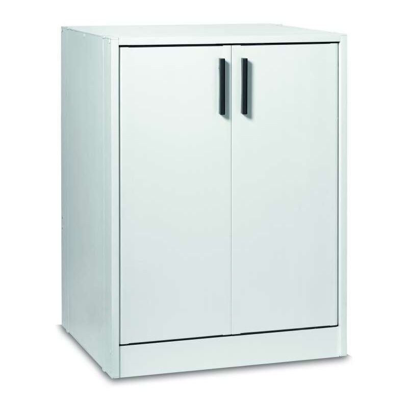 foto del prodotto mobile coprilavatrice bianco in pvc 66,5 x 59,5 x 91 h cm struttura resistente per interni ed esterni