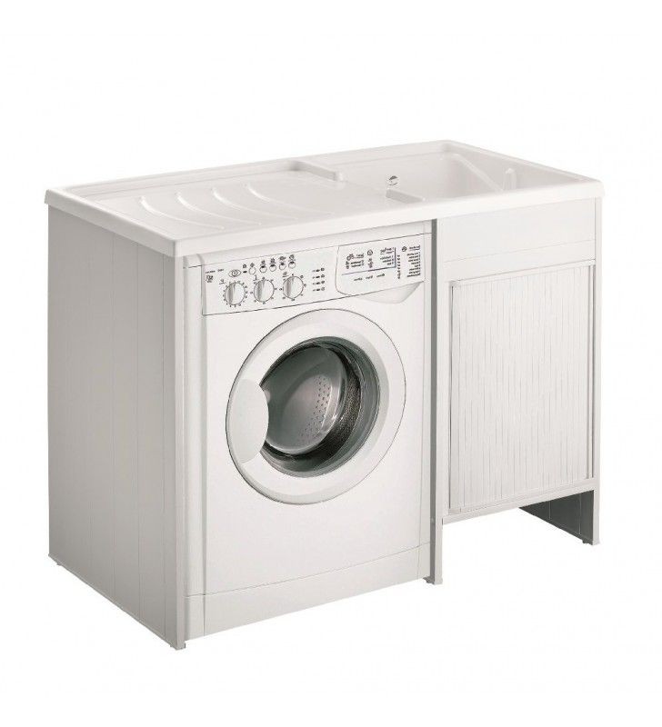 foto del prodotto mobile coprilavatrice con vasca a destra