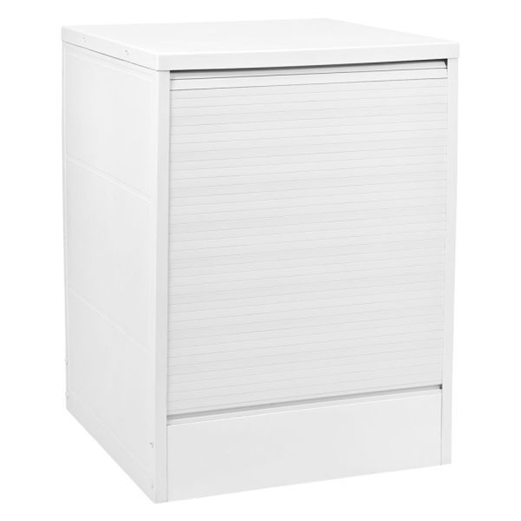 foto del prodotto mobile coprilavatrice in resina a serrandina 68x65x87cm