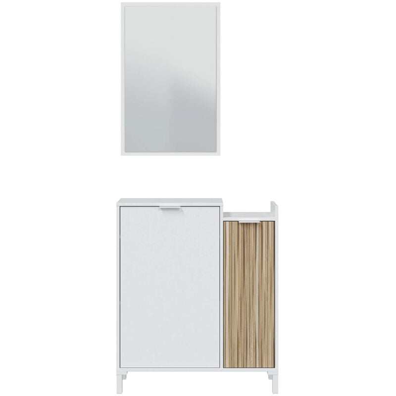 foto del prodotto mobile d ingresso 2 ante e 1 specchio l91 cm ethna