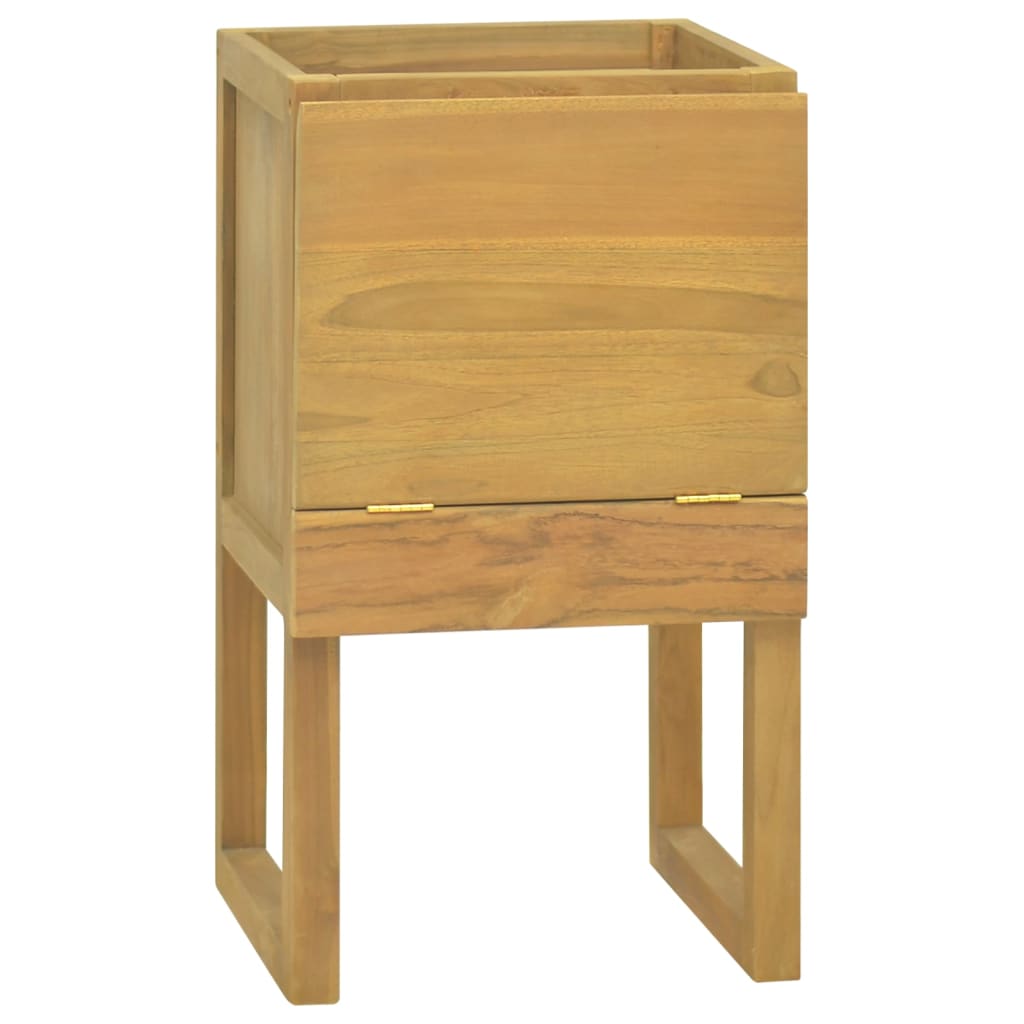 foto del prodotto mobile da bagno 45x45x75 cm in legno massello di teak cod mxl 52043