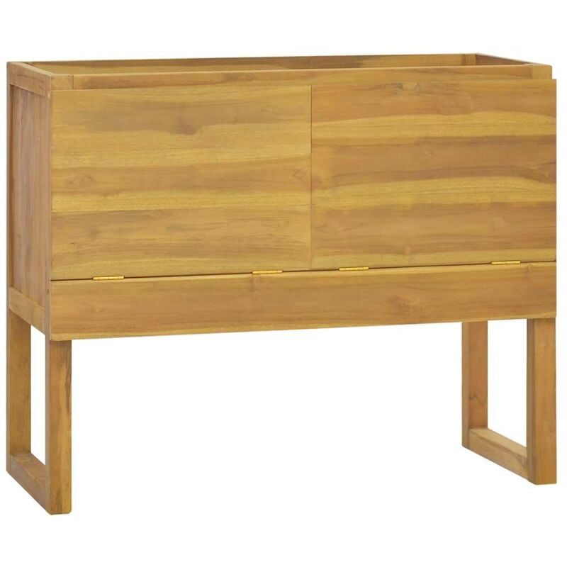 foto del prodotto mobile da bagno 90x40x75,5 cm in legno massello di teak - vidaxl