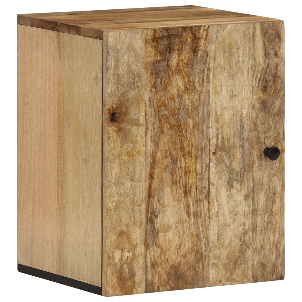 foto del prodotto mobile da bagno a parete 38x33x48 cm in legno massello di mangocod mxl 89346