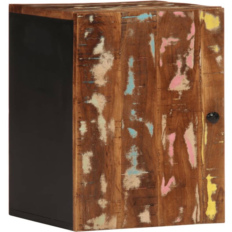 foto del prodotto mobile da bagno a parete 38x33x48cm legno massello di recupero vidaxl
