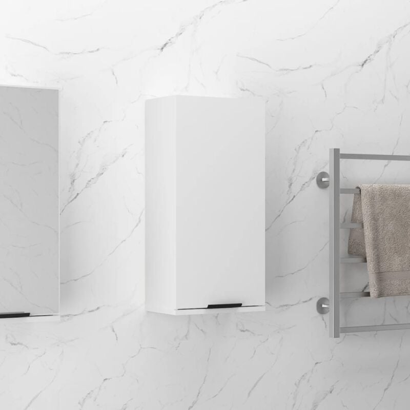 foto del prodotto mobile da bagno a parete bianco 32x20x67 cm vidaxl
