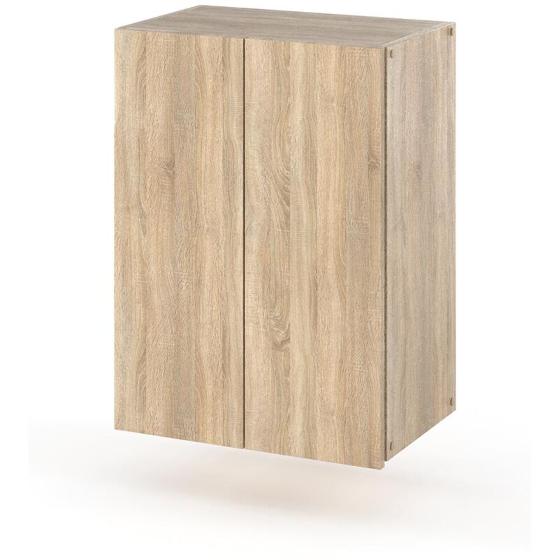 foto del prodotto mobile da bagno a parete in rovere sonoma 40 cm, piedistallo da bagno per bagno