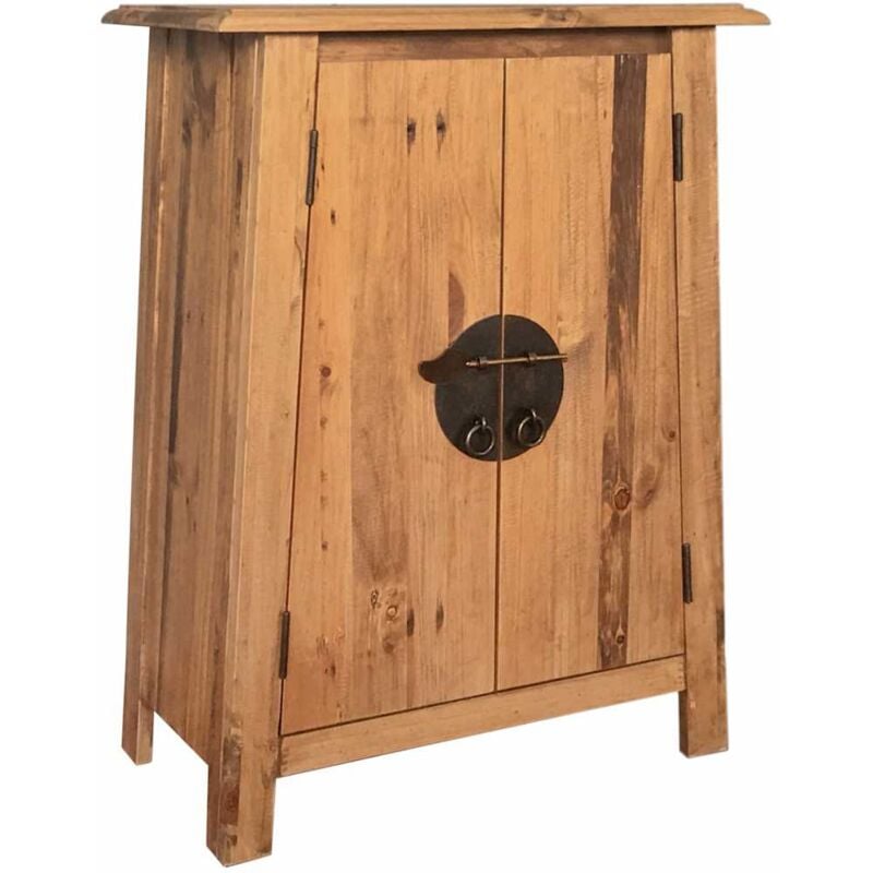 foto del prodotto mobile da bagno in legno massello di pino 59x32x80 cm vidaxl