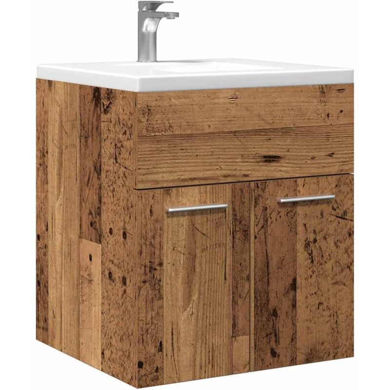 foto del prodotto mobile da bagno legno antico 41x38,5x46 cm in truciolato vidaxl