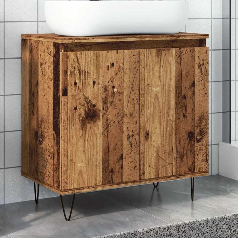 foto del prodotto mobile da bagno legno vecchio 58x33x60 cm in truciolato vidaxl