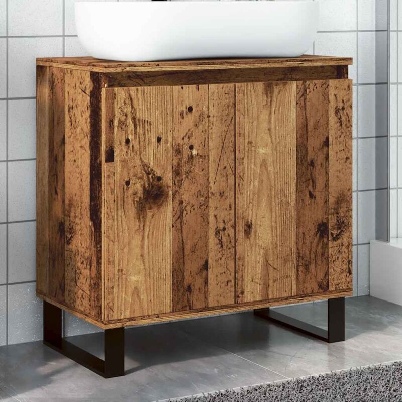 foto del prodotto mobile da bagno legno vecchio 58x33x60 cm in truciolato vidaxl