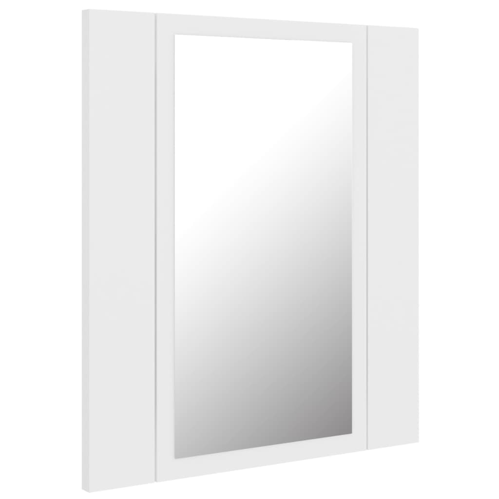 foto del prodotto mobile da bagno specchio led 40 x 12 x 45 cm acrilico bianco 02 0006649