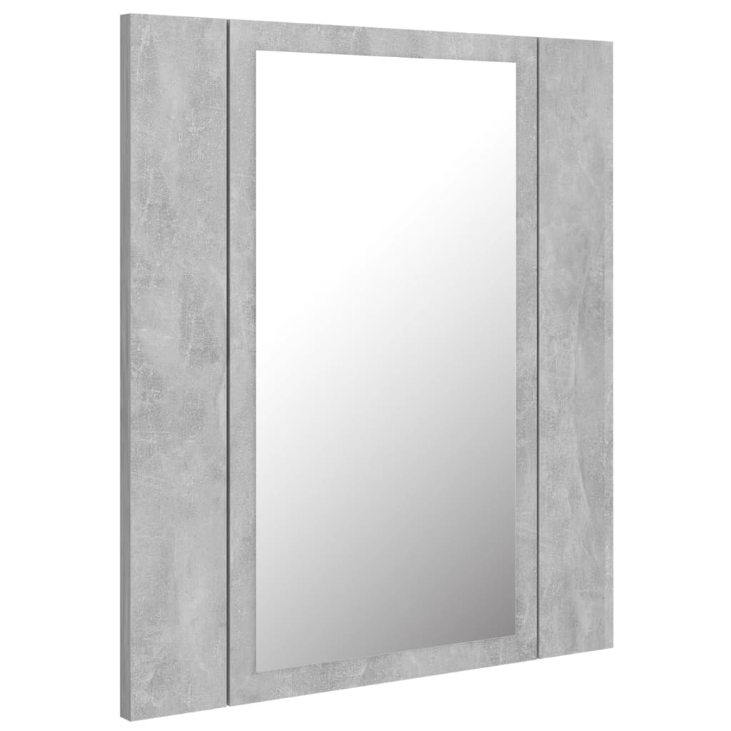 foto del prodotto mobile da bagno specchio led 40 x 12 x 45 cm acrilico grigio 02 0006611
