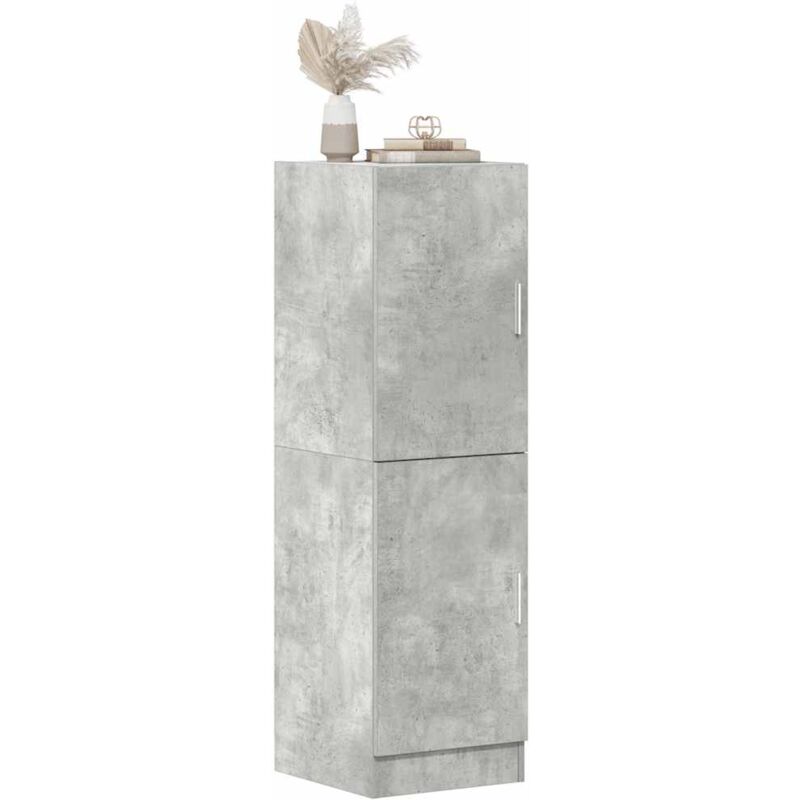 foto del prodotto mobile da cucina grigio cemento 38x41,5x131,5 cm legno vidaxl