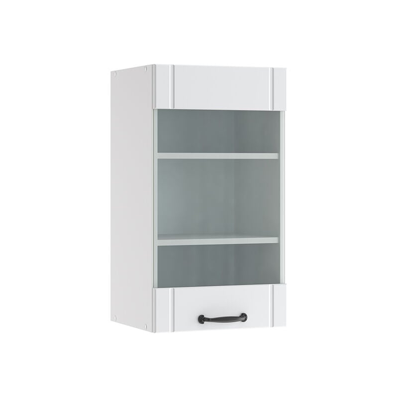 foto del prodotto mobile da cucina in vetro fame line, bianco casa di campagna, 40 cm vicco