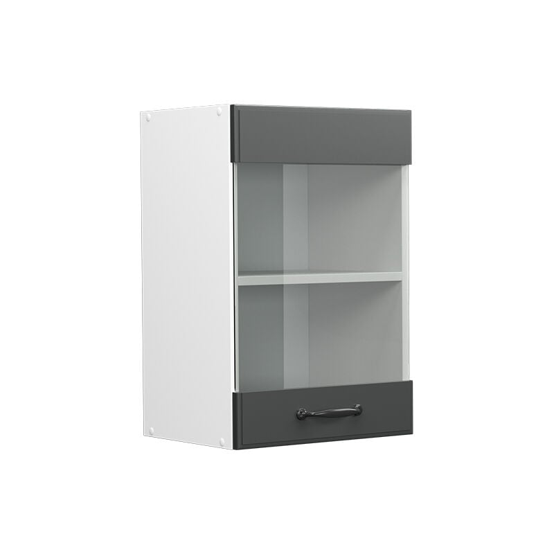 foto del prodotto mobile da cucina in vetro r line, antracite casa di campagna, 40 cm, vicco