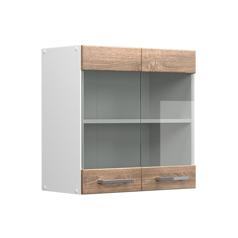 foto del prodotto mobile da cucina in vetro r line, sonoma, 60 cm vicco