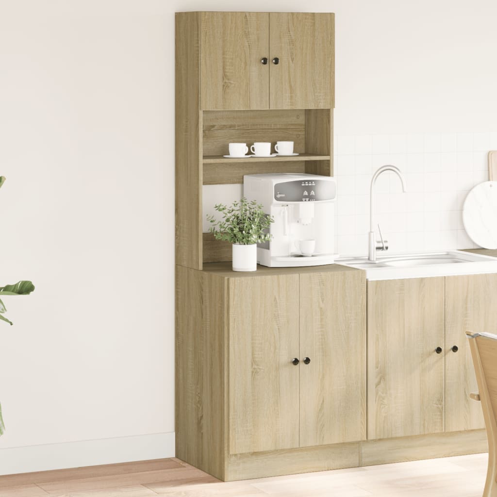 foto del prodotto mobile da cucina rovere sonoma 60x50x180 cm legno multistrato