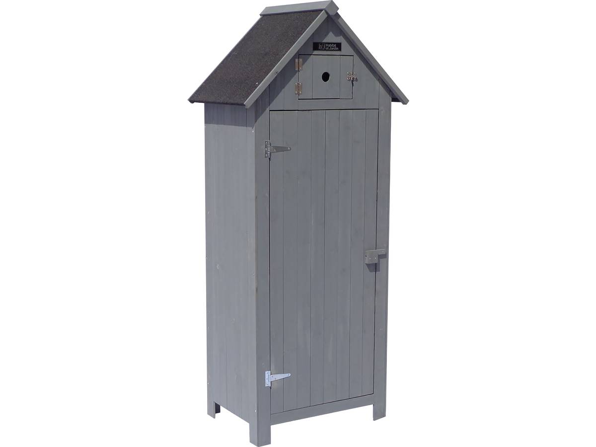 foto del prodotto mobile da giardino quot cabanon quot 77 x 54,5 x 179 cm antracite