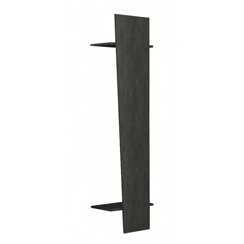 foto del prodotto mobile da ingresso allinko, entratina moderna multifunzione, armadietto multiuso per atrio, 100 made in italy, cm 50x30h200, antracite dmora