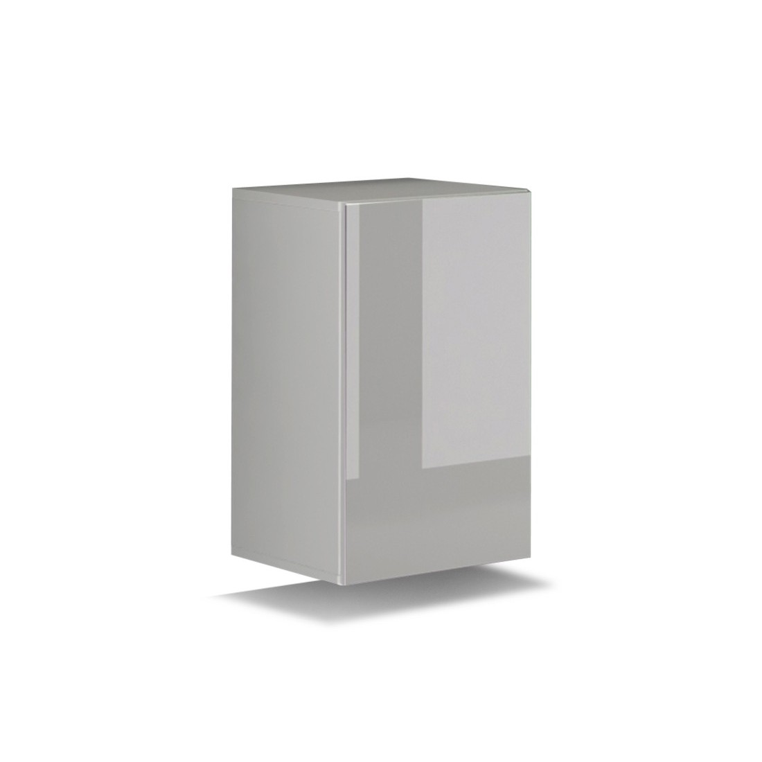 foto del prodotto mobile da soggiorno bianco collezione cepto, 1 porta, 1 ripiano. ideale per un piccolo spazio di stoccaggio nel soggiorno.