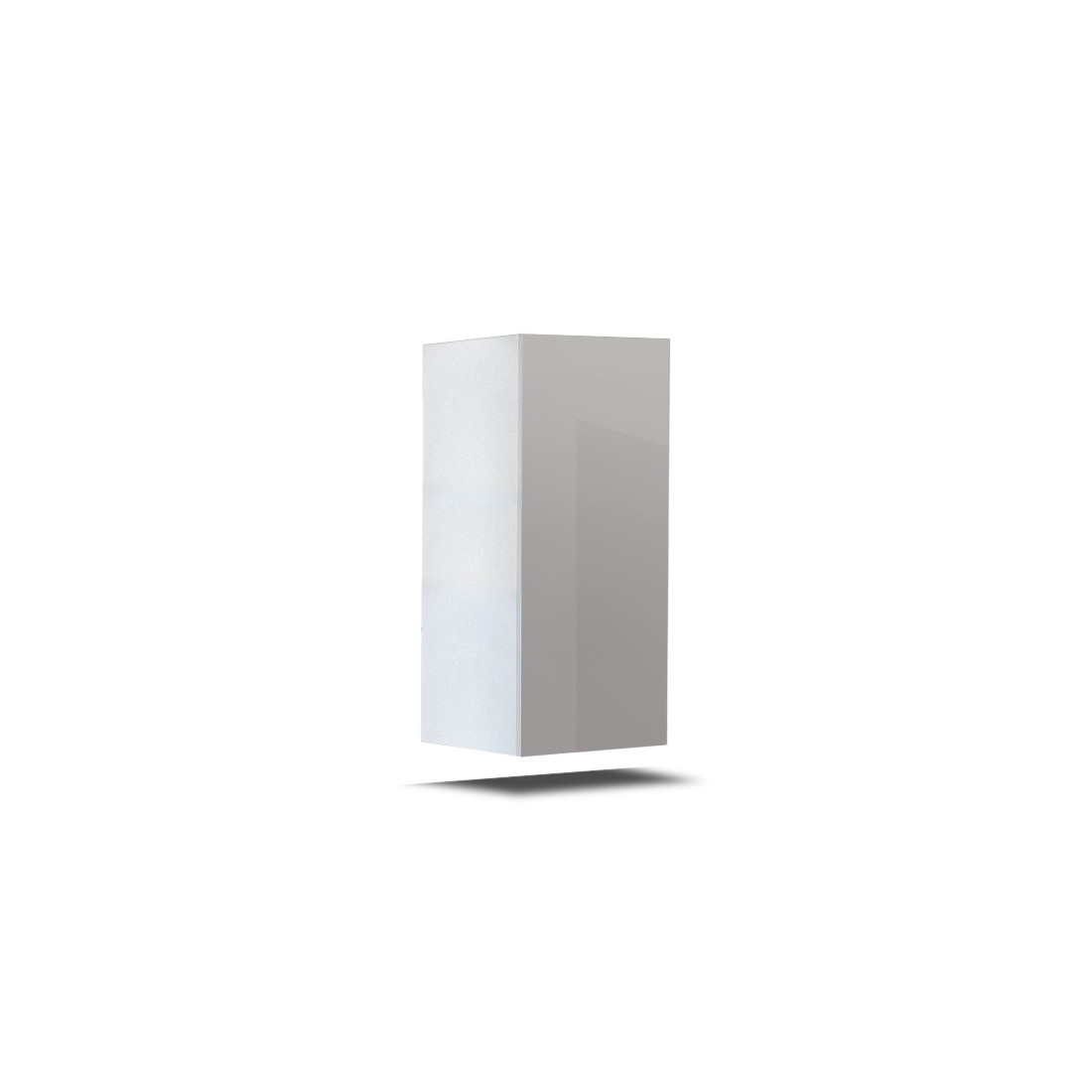 foto del prodotto mobile da soggiorno bianco collezione cepto, 1 porta, 2 scaffali. ideale per un piccolo spazio di storage nel soggiorno.