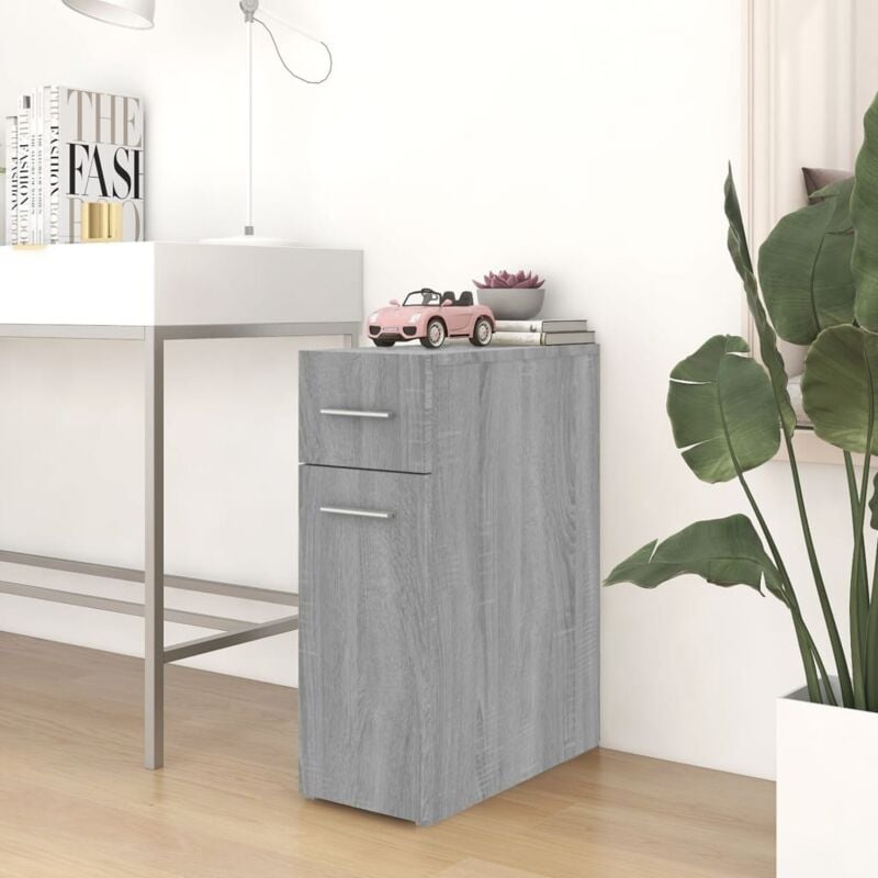 foto del prodotto mobile farmacia grigio sonoma 20x45,5x60 cm legno multistrato vidaxl