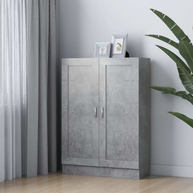 foto del prodotto mobile ideale per salotto o studio con 2 ante design moderno vari colori colore cemento