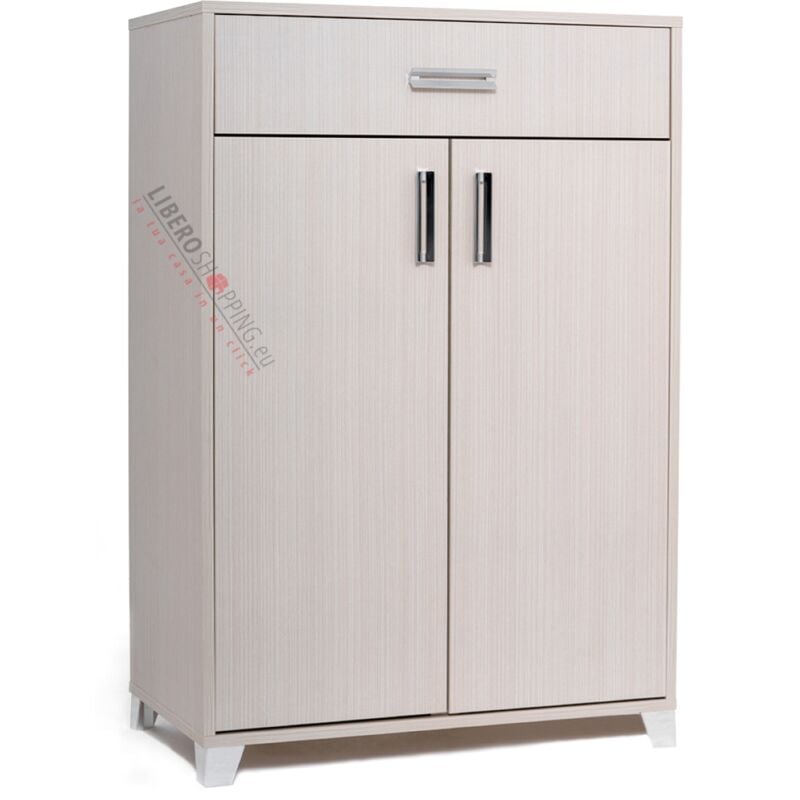 foto del prodotto mobile in legno con 2 ante e 1 cassetto 81x120h cm multiuso olmo
