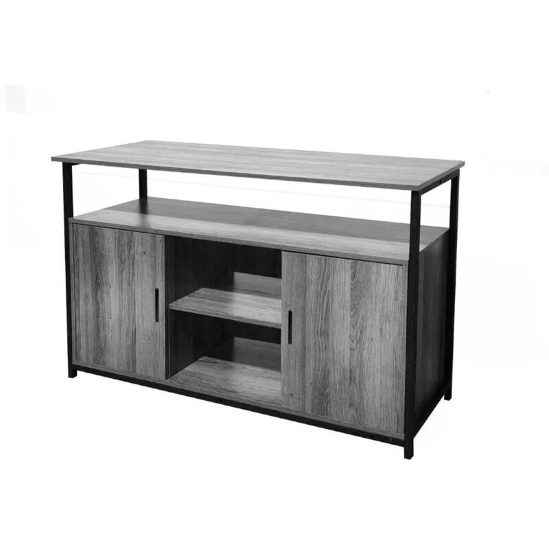 foto del prodotto mobile industrial 2 ante 120x35x80h grigio