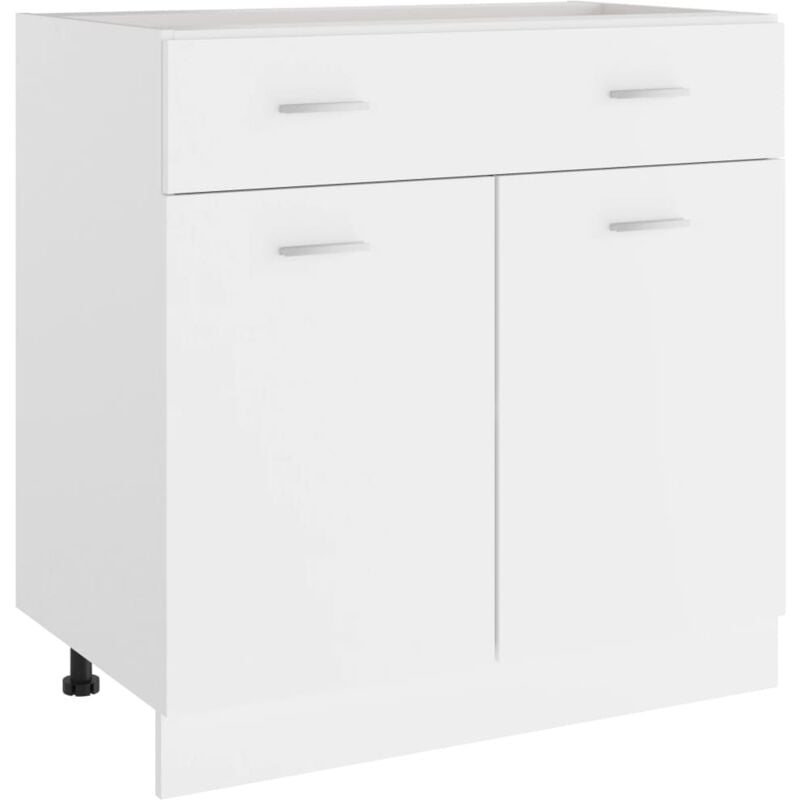 foto del prodotto mobile inferiore cassetto lyon bianco 80x46x81,5cm vidaxl