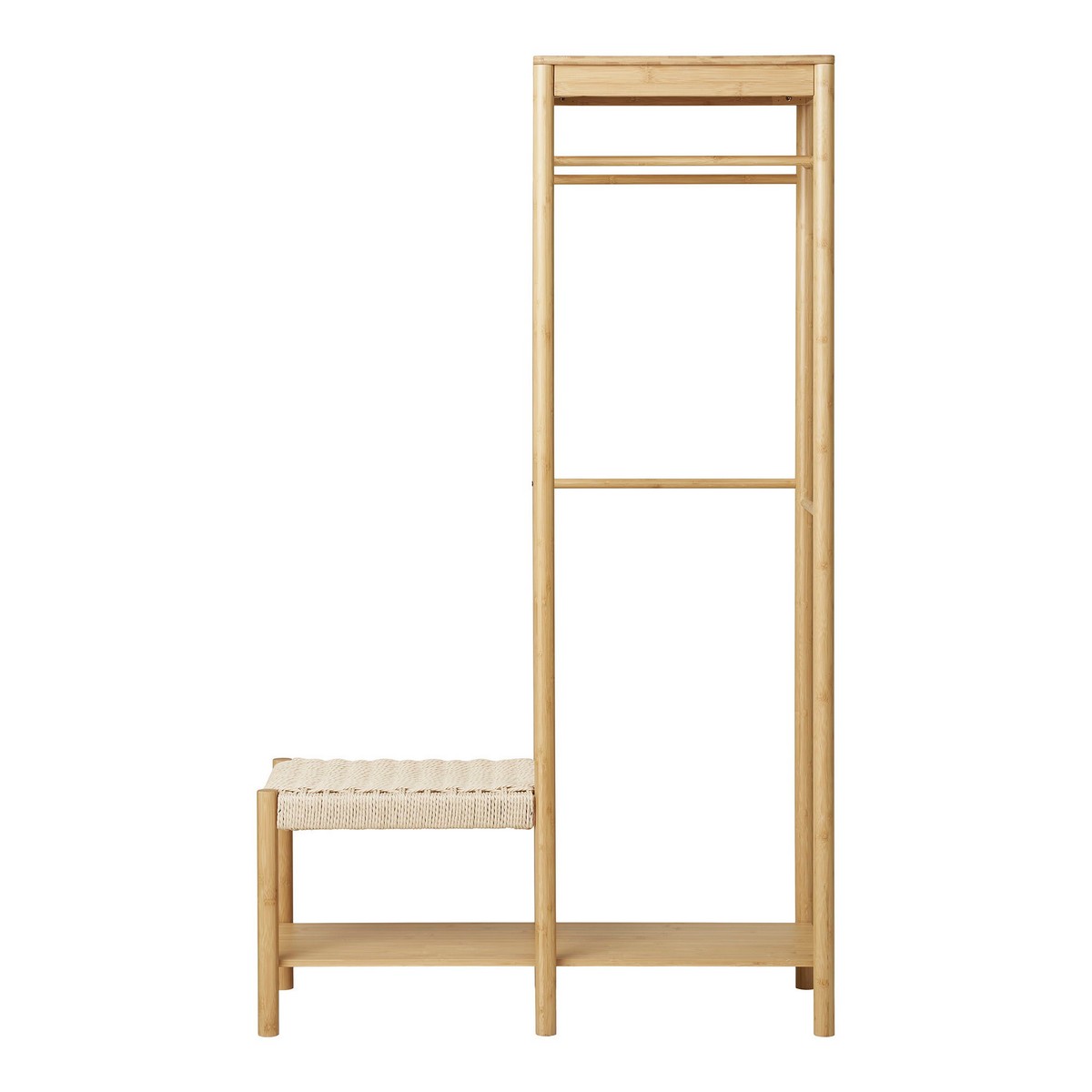 foto del prodotto mobile ingresso ember, marrone, bamboo, 36x95x165 cm, epikasa