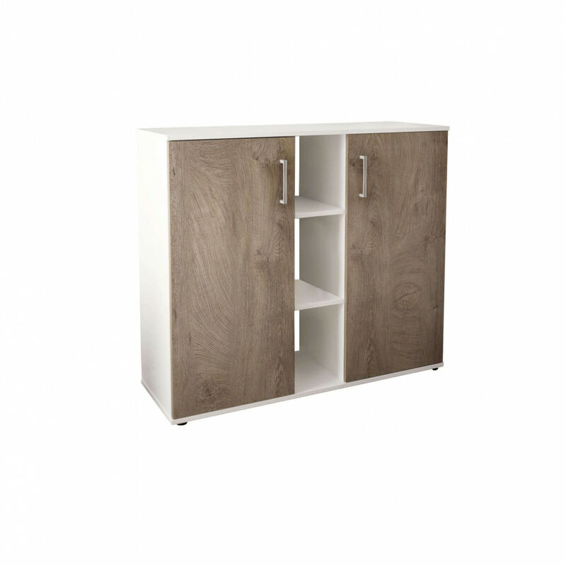 foto del prodotto mobile ingresso moderno in truciolare cm 102x35x87 zander colore marrone
