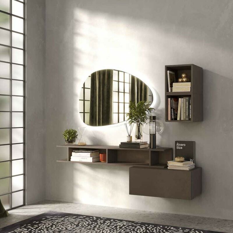 foto del prodotto mobile ingresso sospeso l 150 infinity arredamento ingresso stilprojectstore.com bronzo