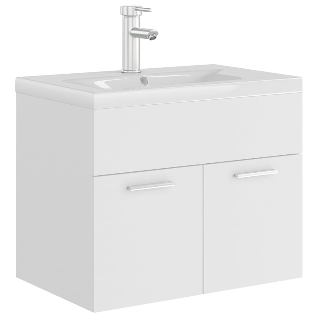 foto del prodotto mobile lavabo con lavabo integrato 60 x 38,5 x 46 cm in truciolare bianco 02 0006418