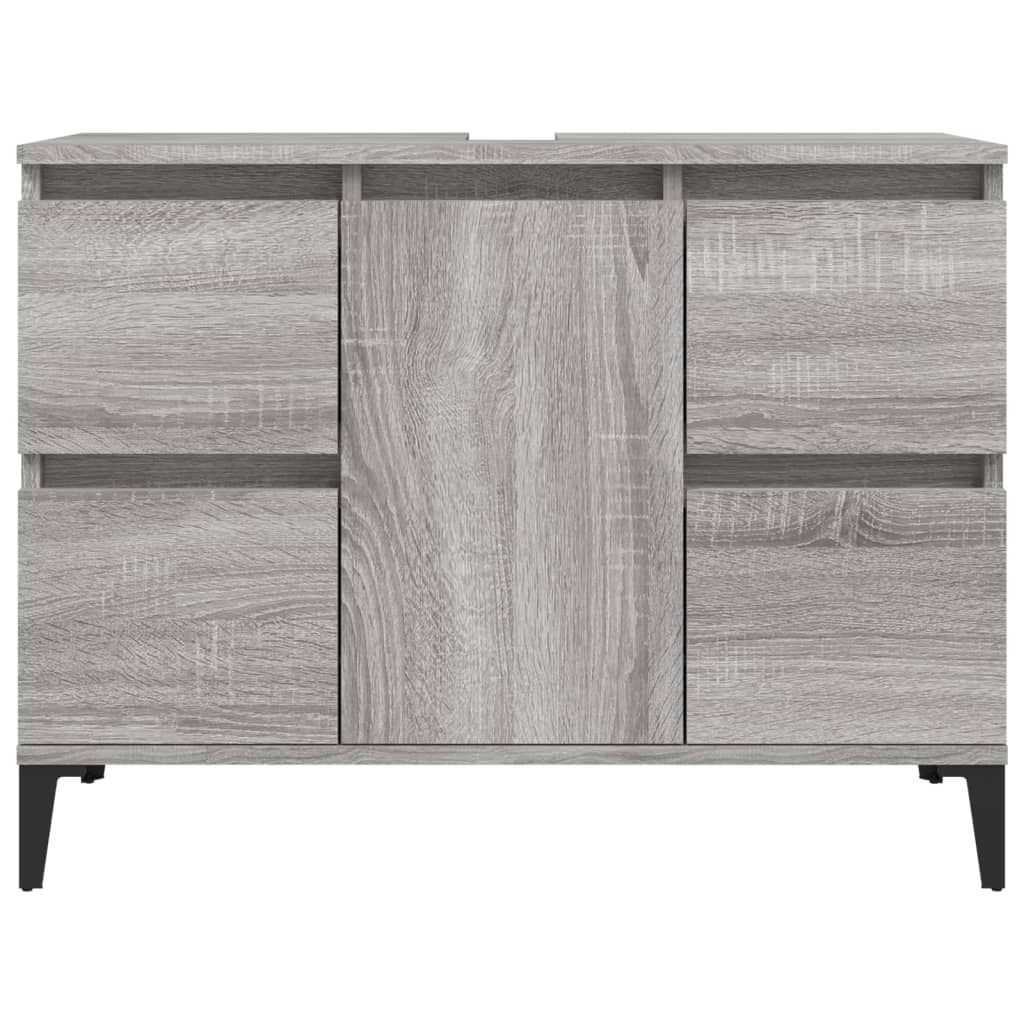 foto del prodotto mobile lavabo da bagno 80 x 33 x 60 cm multistrato grigio 02 0006849