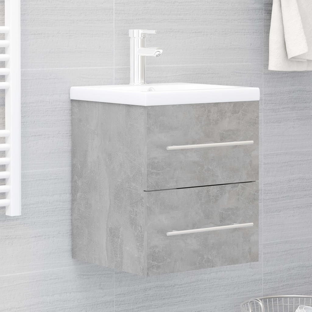 foto del prodotto mobile lavabo grigio cemento 41x38,5x48 cm in legno multistratocod mxl 126889