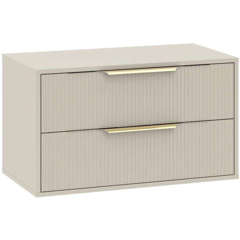 foto del prodotto mobile lavabo rimini 80 cm cashmere base con cassetti