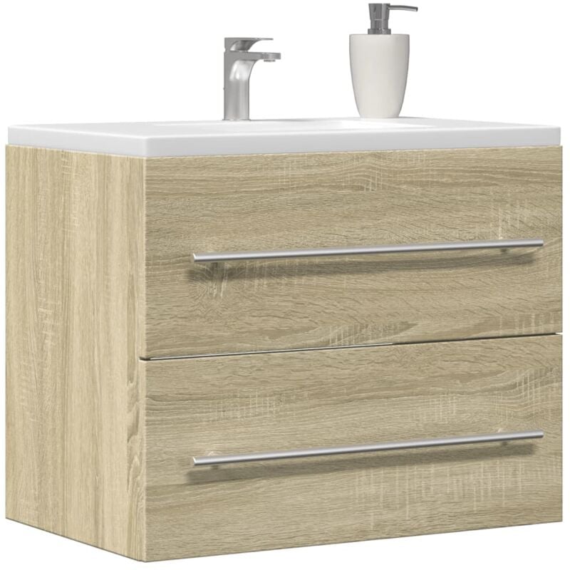 foto del prodotto mobile lavabo rovere sonoma 60x38,5x48 cm in legno multistrato vidaxl