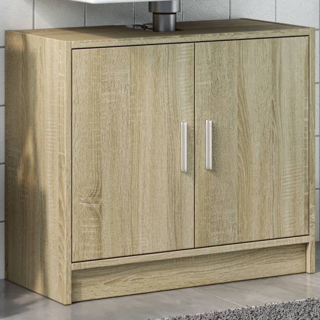 foto del prodotto mobile lavabo rovere sonoma 63x29x55 cm legno multistrato