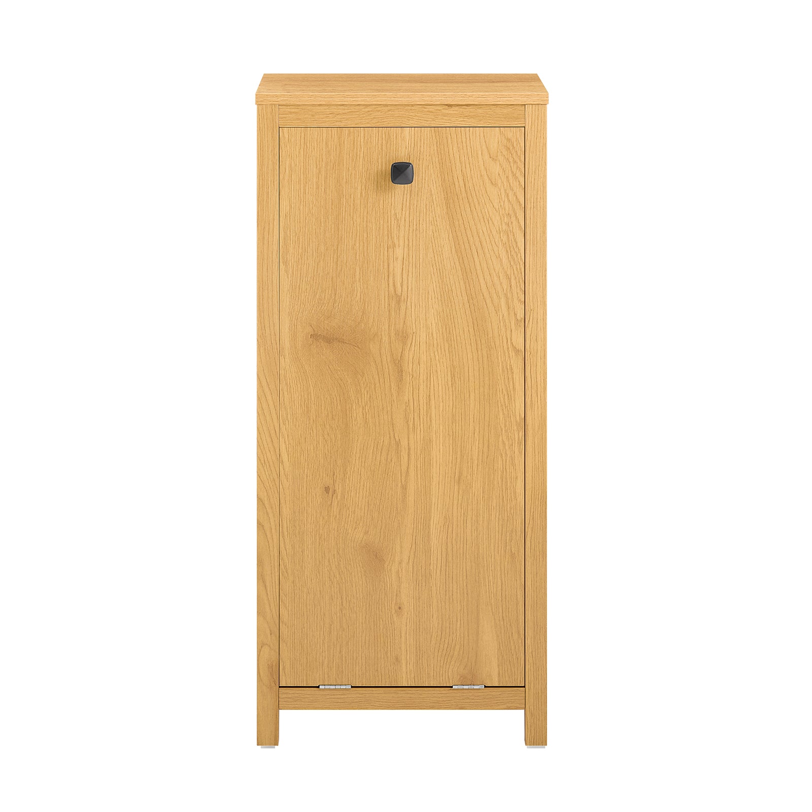 foto del prodotto mobile lavanderia con cesto portabiancheria pieghevole mobile porta biancheria per bagno 40x35x90 cm bzr96 sn naturale chiaro