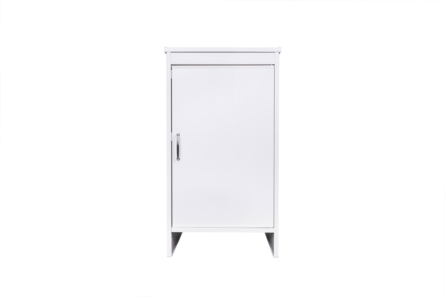 foto del prodotto mobile lavanderia da esterno 46,5x49x84 cm in pvc bianco