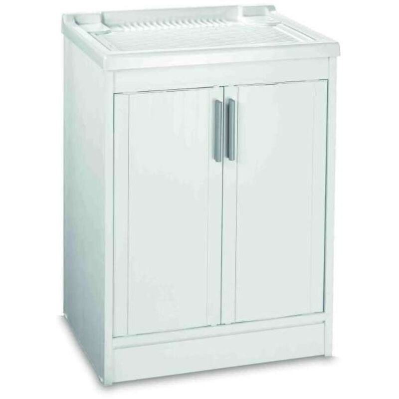 foto del prodotto mobile lavatoio in resina 2 ante -1301