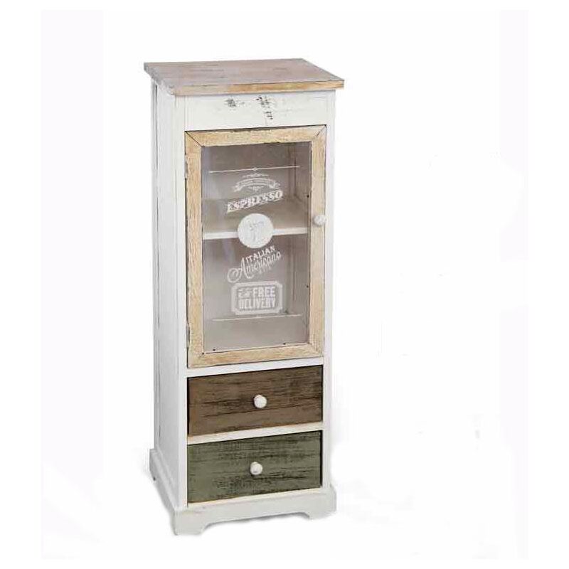 foto del prodotto mobile legno anticato 33x29x104 cm