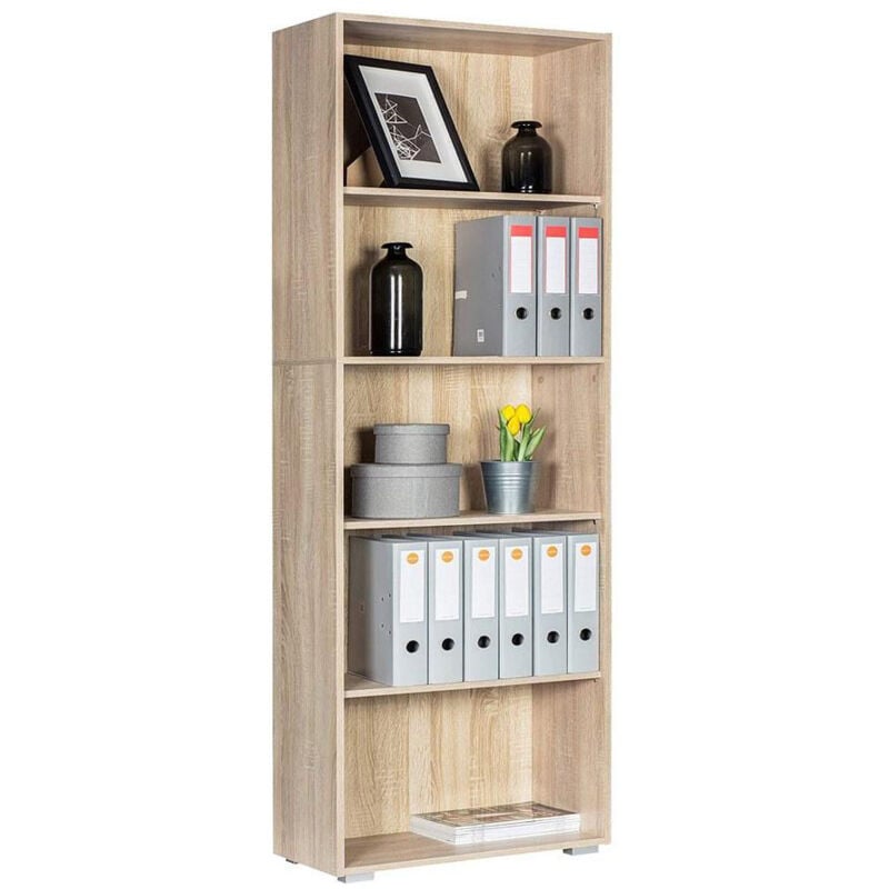 foto del prodotto mobile libreria in legno naturale