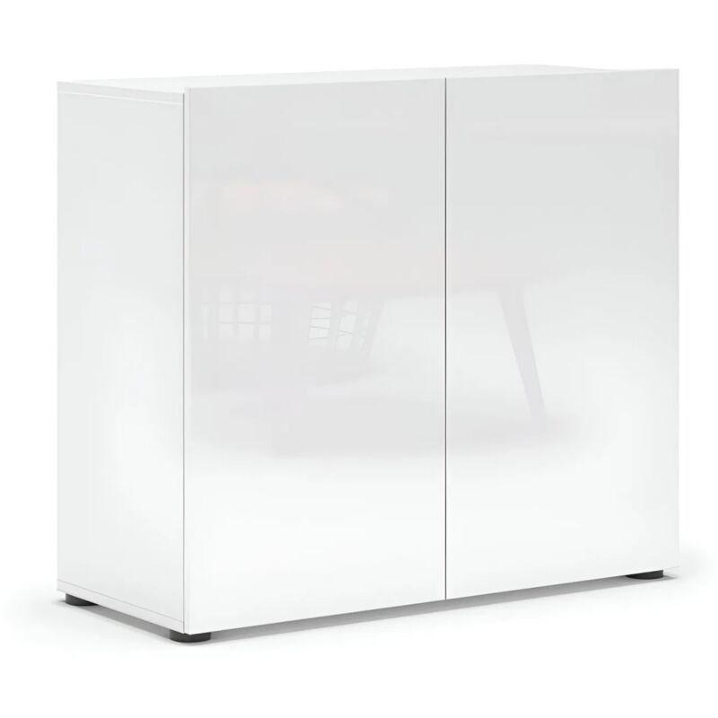 foto del prodotto mobile madia 90x38x79 cm con 2 ante e ripiano