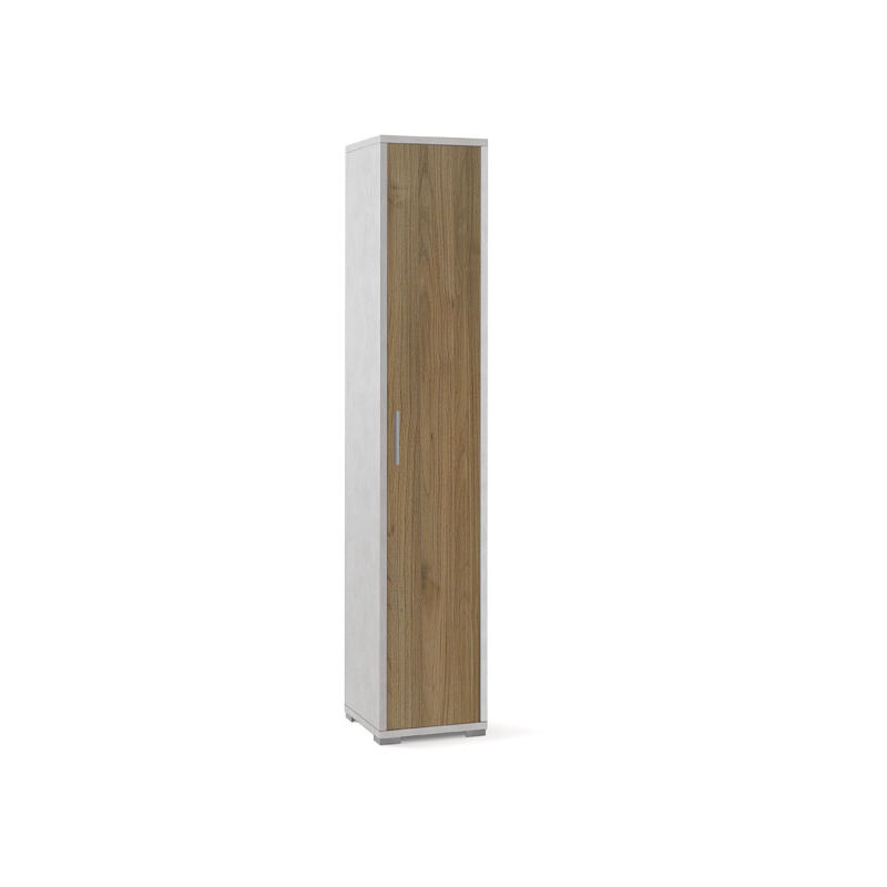 foto del prodotto mobile multiuso con 4 ripiani, dimensioni 41x39x182 cm.