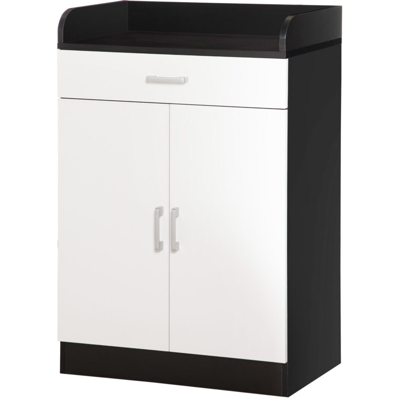 foto del prodotto mobile multiuso con ripiano regolabile e cassetto per soggiorno e cucina homcom