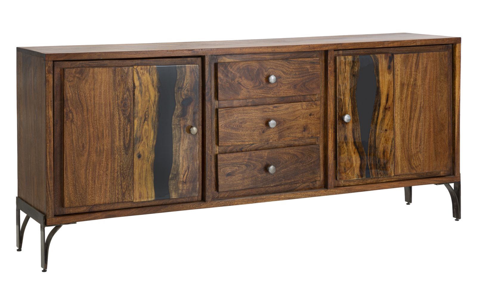 foto del prodotto mobile mustang cm 175x40x75 legno di acacia nilotica 