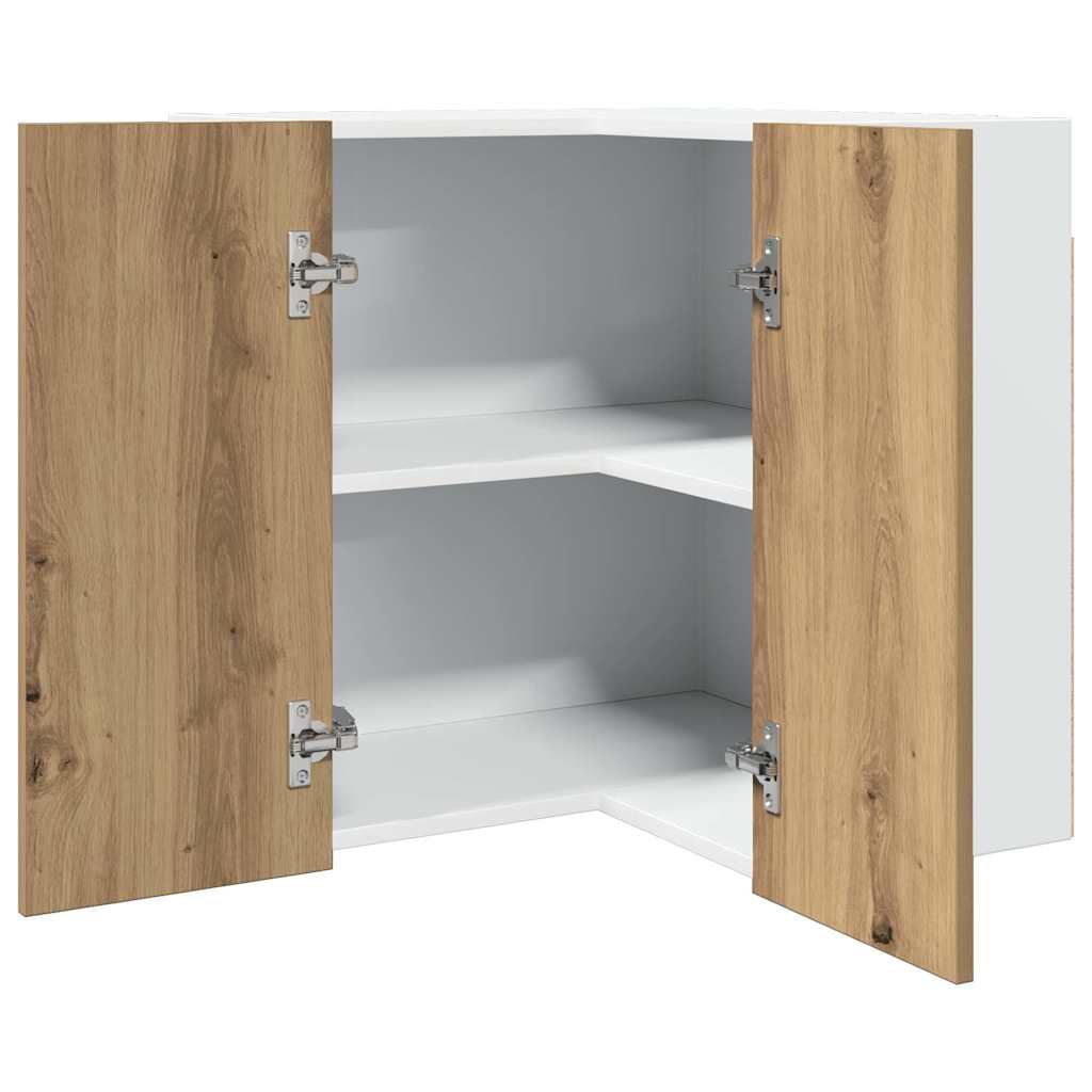 foto del prodotto mobile pensile angolo lyon rovere artigianale 57x57x60